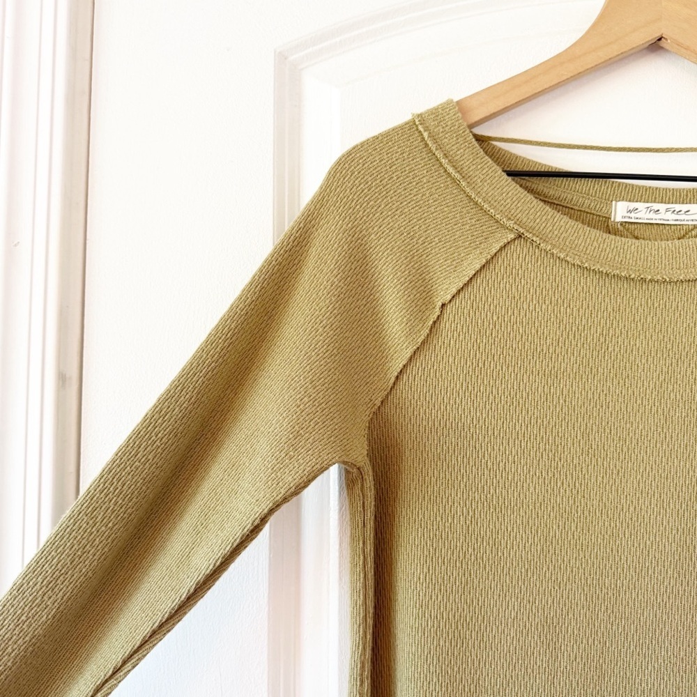 FREE PEOPLE Snowy Thermal Slouchy Long Sleeve Top - Picture 6 of 12